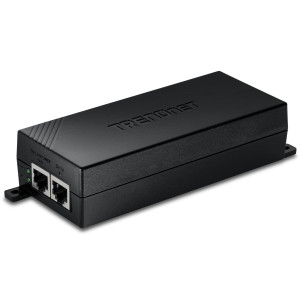 TRENDnet TPE-115GI Gigabit PoE+ Injector, 30W power, Wall mount, Integrated power supply